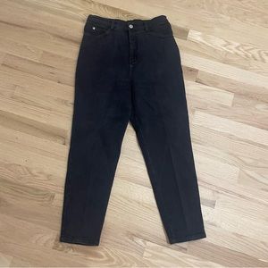 Vintage Sierra West high waist stretch Black Jeans 8-10